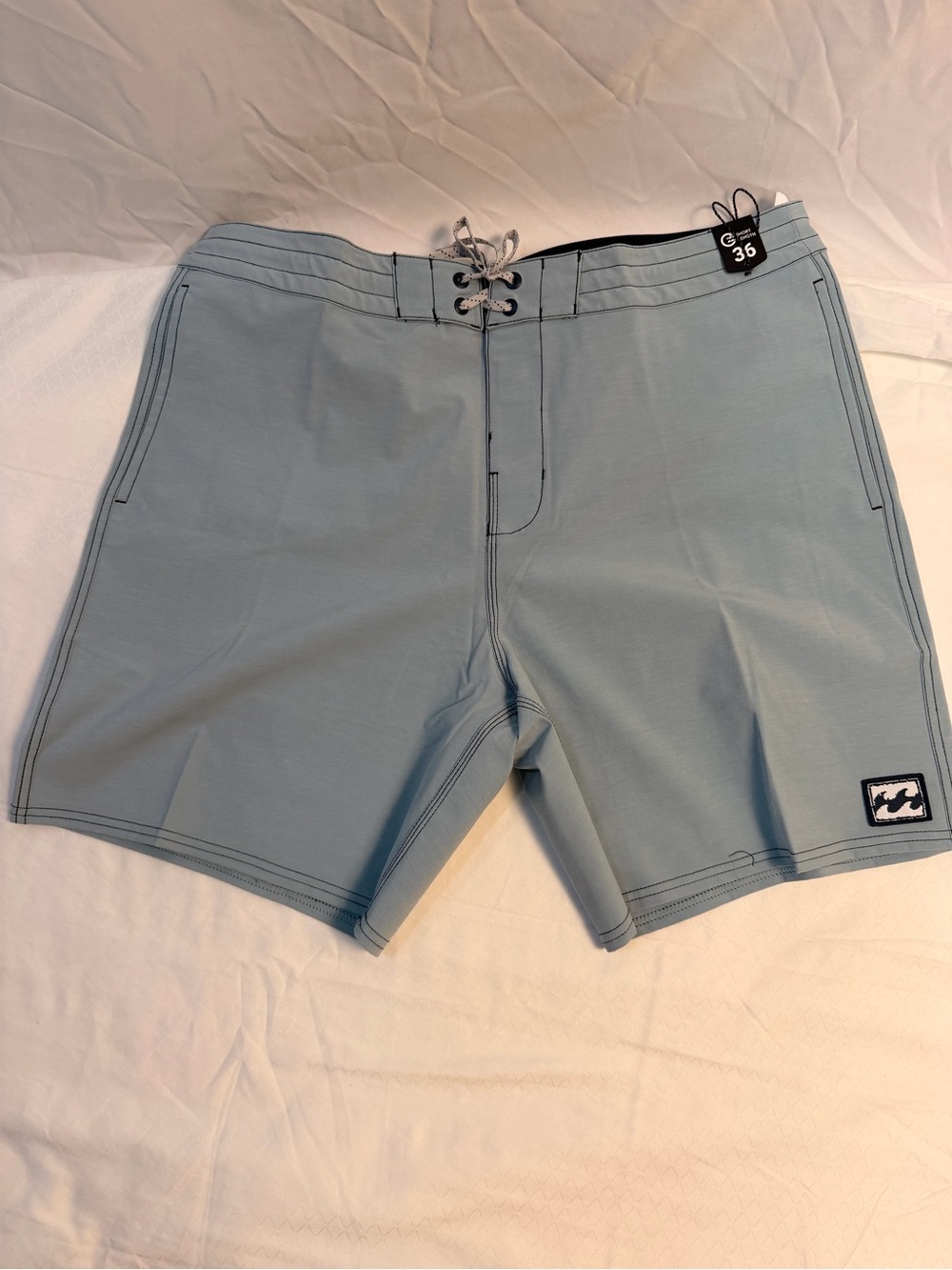 Billabong Blue Boardshorts Size 36 Lo Tides Swim Shorts